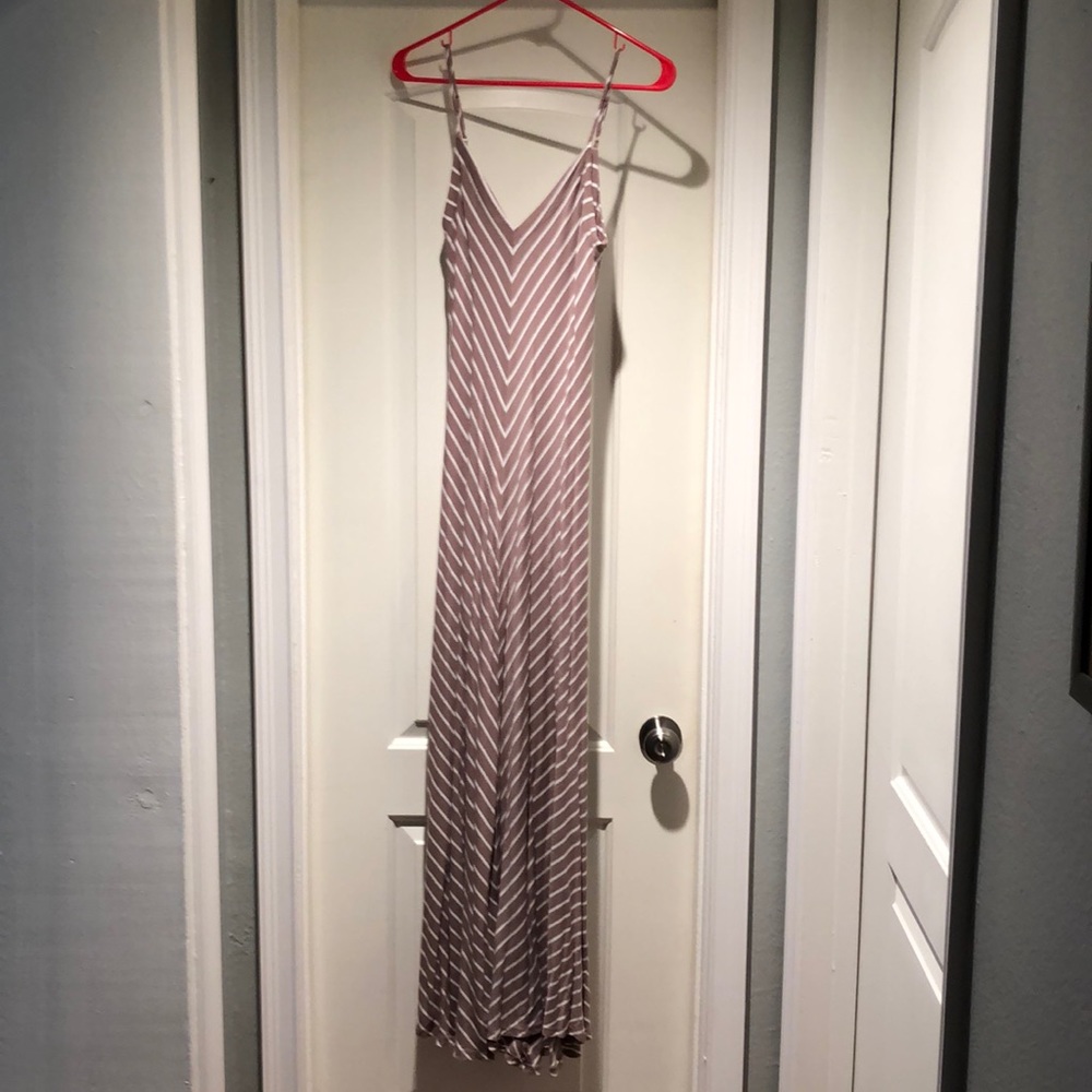 Kut from the kloth double V maxi dress